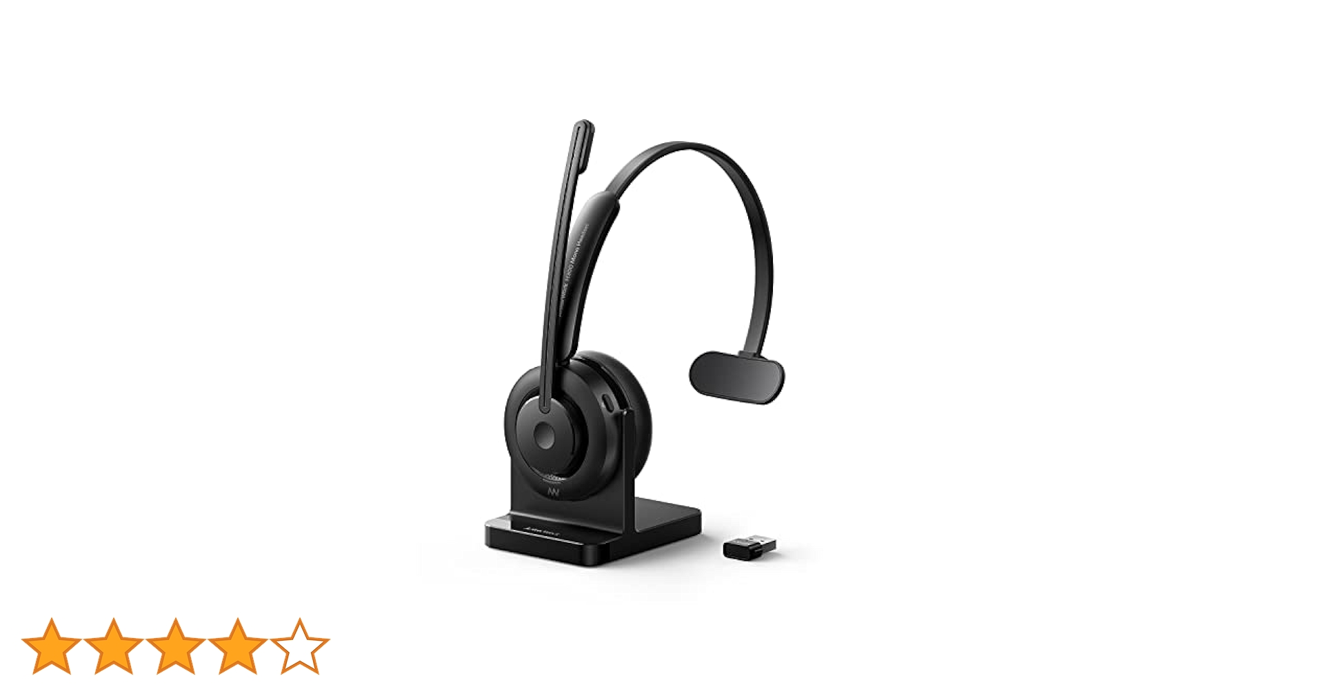 AnkerWork H300 Bluetooth Mono Headset with Leading Noise